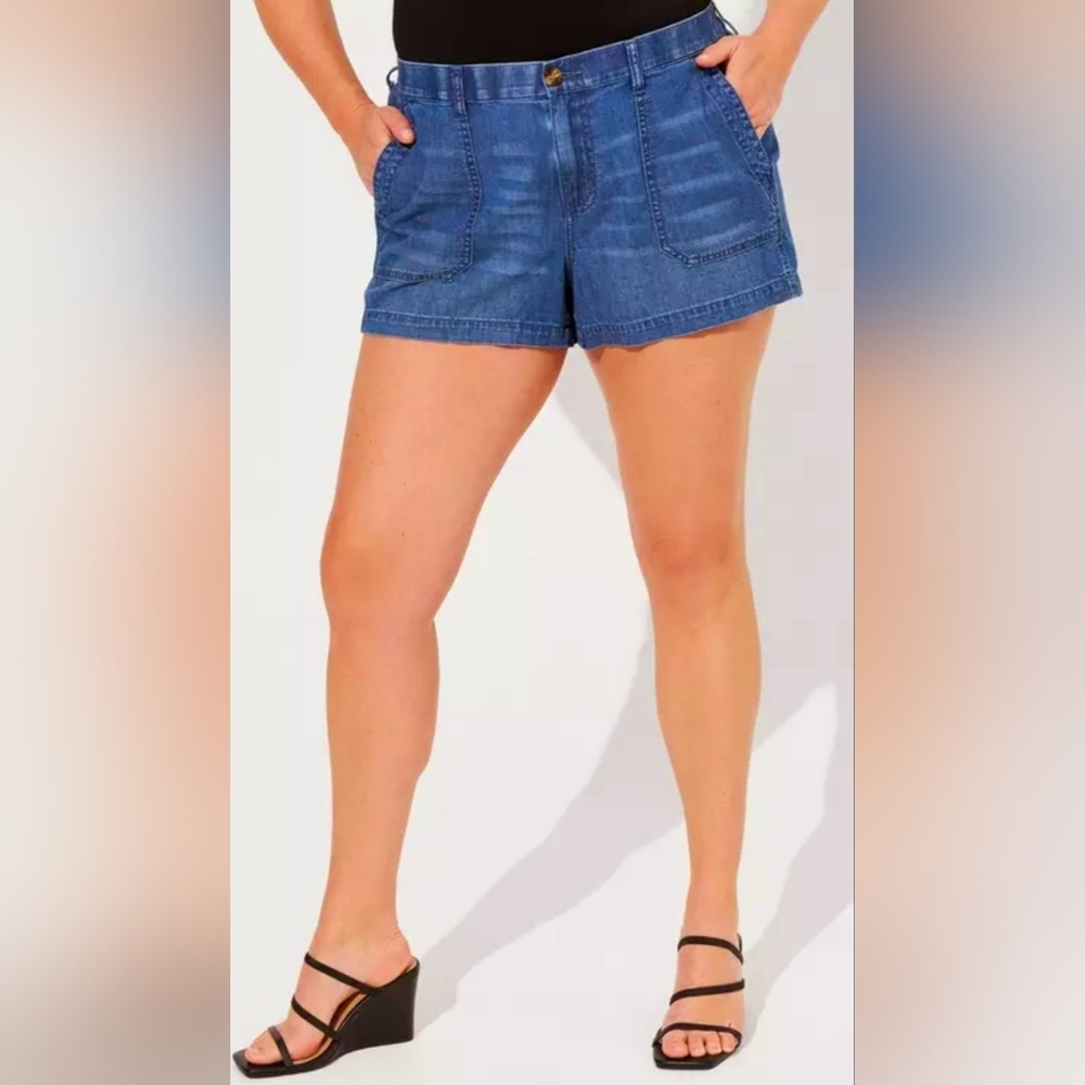 Torrid Denim Blue Jean Shorts